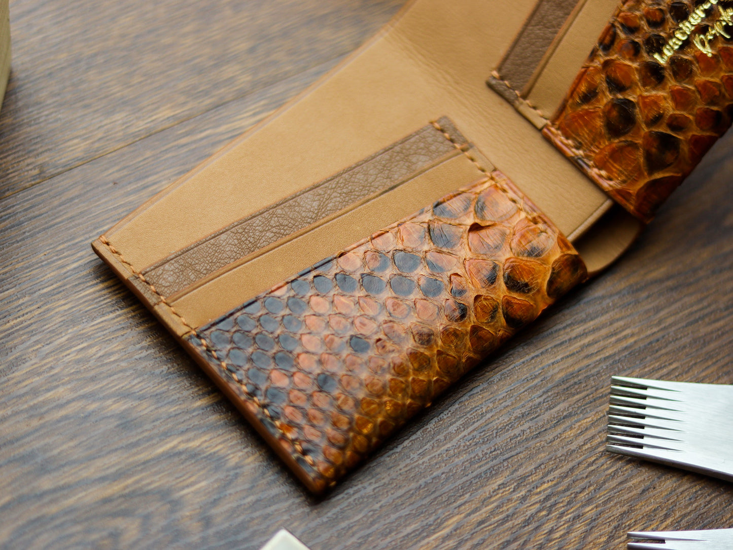 ATTICUS - COPPER BROWN PYTHON SKIN