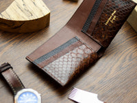 ATTICUS - PECAN BROWN PYTHON SKIN