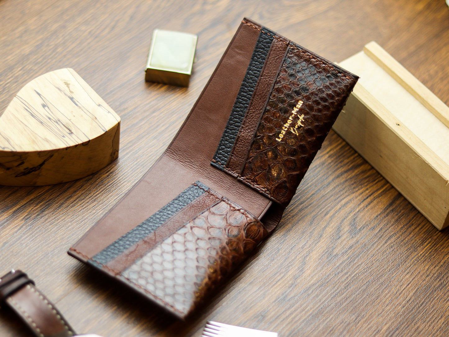 ATTICUS - PECAN BROWN PYTHON SKIN