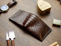 ATTICUS - PECAN BROWN PYTHON SKIN