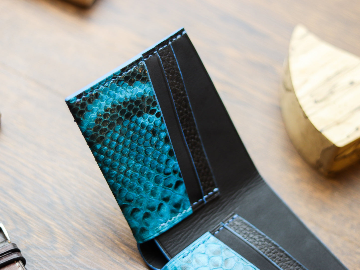 ATTICUS - CERULEAN BLUE PYTHON SKIN