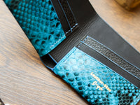 ATTICUS - CERULEAN BLUE PYTHON SKIN