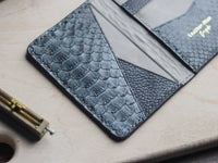 BRIXTON - IRIDIUM GRAY PYTHON SKIN