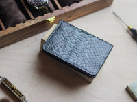 BRIXTON - IRIDIUM GRAY PYTHON SKIN