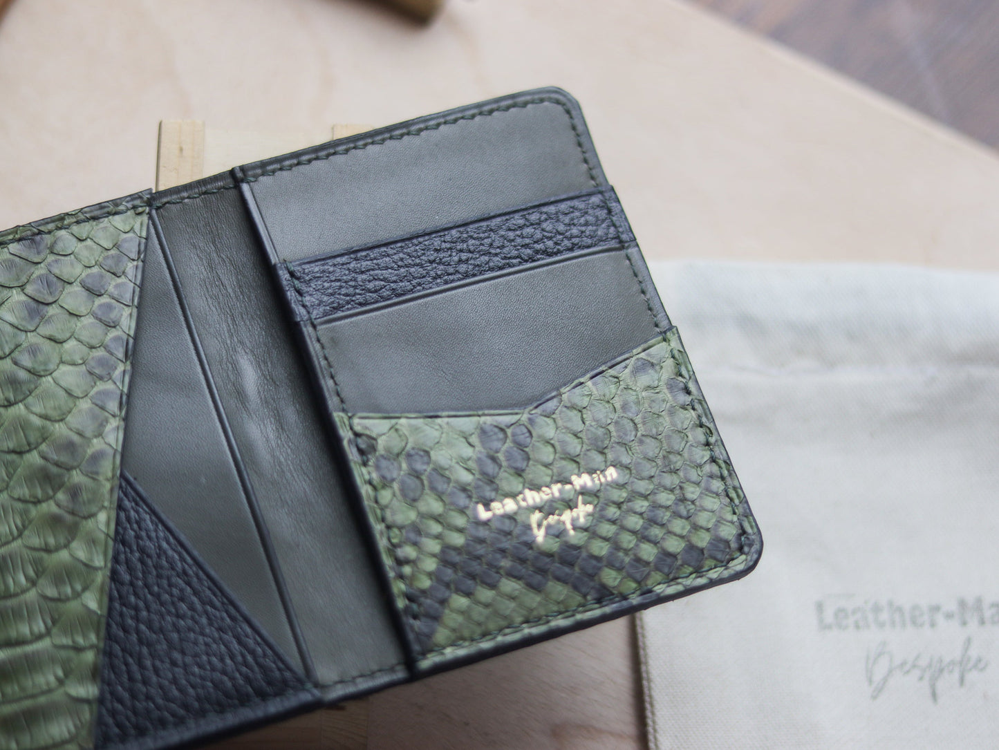 BRIXTON - JUNIPER GREEN PYTHON SKIN