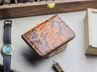 BRIXTON - COPPER BROWN PYTHON SKIN
