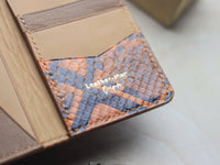BRIXTON - COPPER BROWN PYTHON SKIN