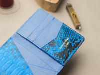 BRIXTON - CERULEAN BLUE PYTHON SKIN