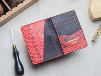 BRIXTON - VENETIAN RED PYTHON SKIN