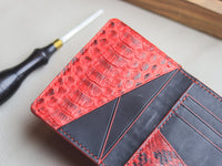 BRIXTON - VENETIAN RED PYTHON SKIN