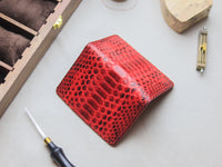 BRIXTON - VENETIAN RED PYTHON SKIN