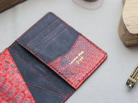 BRIXTON - VENETIAN RED PYTHON SKIN