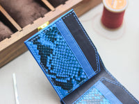 LARSON -  CERULEAN BLUE PYTHON SKIN