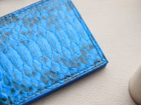 LARSON -  CERULEAN BLUE PYTHON SKIN
