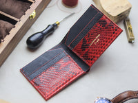 LARSON -  VENETIAN RED PYTHON SKIN