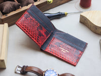 LARSON -  VENETIAN RED PYTHON SKIN