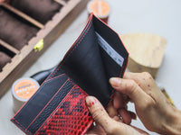 LARSON -  VENETIAN RED PYTHON SKIN