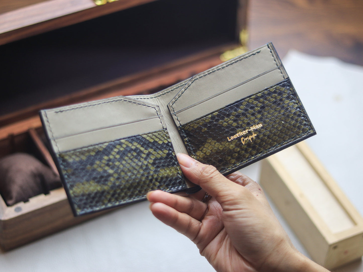 LARSON -  JUNIPER GREEN PYTHON SKIN