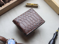 LARSON -  PECAN BROWN PYTHON SKIN